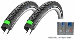 Schwalbe Marathon 37-622 + Chambre à Air SV17 Set