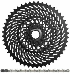 SRAM XG-899 Kit D'usure Cassette E-Block + Chaîne PC EX1 8 Vitesses