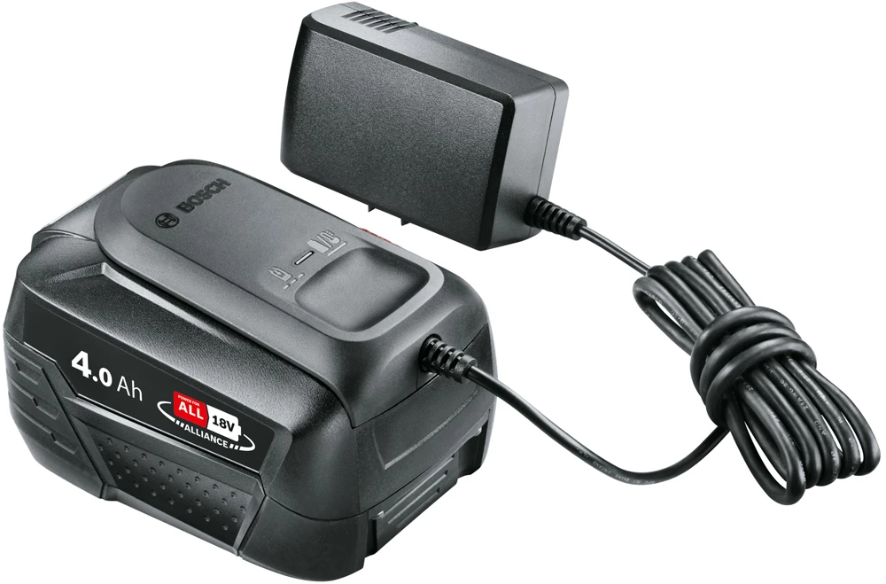 Bosch Kit De Démarrage 18V 4.0 Ah + Batterie AL1815CV 1 Bosch Kit De Démarrage 18V 4.0 Ah + Batterie AL1815CV