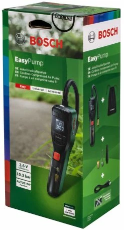 Bosch Pompe à Air à Batterie EasyPump 10,3bar -Pièces Vélo route Magasin de vente Bosch EasyPump 10 3bar Akku Druckluftpumpe 2199600100 c
