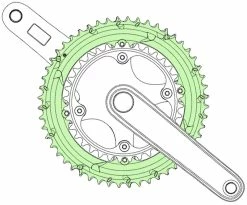 Campagnolo® Plateau Record 12 Vitesses 145mm -Pièces Vélo route Magasin de vente Campagnolo Record 12 fach Kettenblatt FC RE952 b