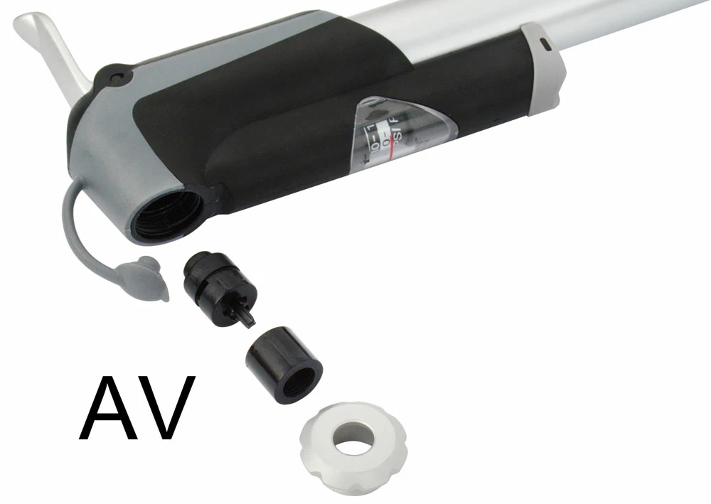 Katana Mini-pompe En Aluminium Avec Manomètre 2 Katana Mini-pompe En Aluminium Avec Manomètre – Image 2