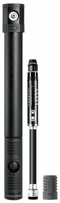 Crankbrothers Klic HV Pompe à CO2/à Main Avec Manomètre
