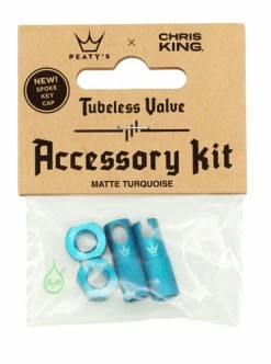 Peaty's Chris King MK2 Kit D'accessoires Pour Valves Tubeless -Pièces Vélo route Magasin de vente Peaty s Chris King MK2 Tubless Ventile Accessory Kit PE PTV2 ACCS VLT 3