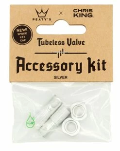 Peaty's Chris King MK2 Kit D'accessoires Pour Valves Tubeless -Pièces Vélo route Magasin de vente Peaty s Chris King MK2 Tubless Ventile Accessory Kit PE PTV2 ACCS VLT 5