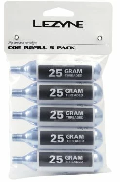 Lezyne Cartouches De Remplacement De CO2 25g 5-pack