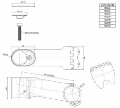 RITCHEY Potence WCS Chicane 31,8mm -Pièces Vélo route Magasin de vente Ritchey WCS Chicane Vorbau 31 8mm 31355427023 6