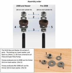 Silca Kit De Service Pour Pista/Superpista -Pièces Vélo route Magasin de vente SILCA Service Kit fur Pista Superpista AM PU SPA ASY 001 3