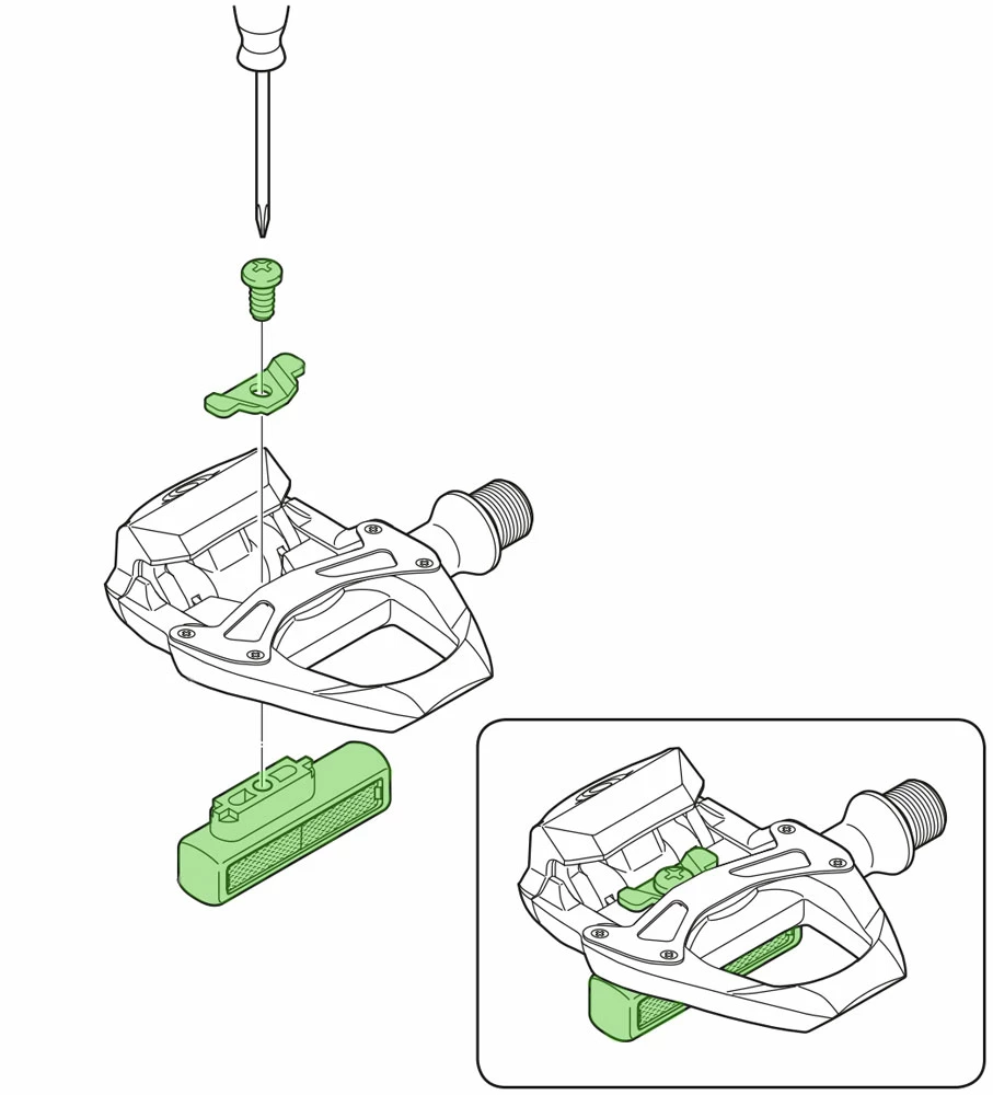 Shimano SM-PD65 Kit De Réflecteurs 3 Shimano SM-PD65 Kit De Réflecteurs – Image 3