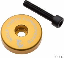 Wolf Tooth Components Capuchon Ahead Ultraléger Spacer Intégré De 5 Mm -Pièces Vélo route Magasin de vente STEMCAP5MMGLD