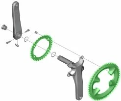 Shimano 105 Plateau Pour FC-R7100 50/34 Dents 9 Shimano 105 Plateau Pour FC-R7100 50/34 Dents -Pièces Vélo route Magasin de vente Shimano 105 Kettenblatt fur FC R7100