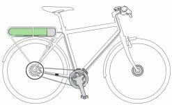 Shimano Batterie STEPS BT-E6001 504Wh Pour Montage Sur Le Porte-bagages -Pièces Vélo route Magasin de vente Shimano STEPS BT E6001 504Wh Akku fur Gepacktragermontage