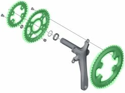 Shimano Plateau De Pédalier TIAGRA FC-4703 -Pièces Vélo route Magasin de vente Shimano TIAGRA FC 4703 Kettenblat