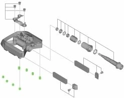 Shimano Pins De Rechange Pour PD-T8000 / PD-EH500 (8 Pièces) -Pièces Vélo route Magasin de vente Shimano Ersatzpins fur PD T8000 8 Stuck 20050604 c