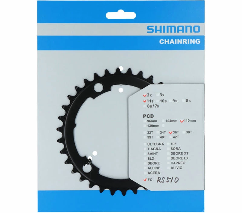 Shimano FC-RS510 Plateau De Chaîne 3 Shimano FC-RS510 Plateau De Chaîne – Image 3