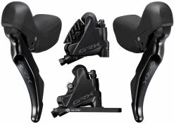 Shimano GRX ST-RX400+BR-RX400 Kit De Freins à Disque 2x10 Vitesses