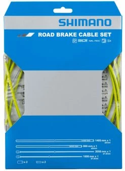 Shimano Set De Câbles De Frein SIL-TEC Pour Vélo De Course -Pièces Vélo route Magasin de vente Shimano SIL TEC Rennrad Bremszugset Y80098013