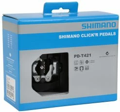 Shimano PD-T421 Pédales Click'R SPD -Pièces Vélo route Magasin de vente Shimano SPD PD T421 EPDT421 d