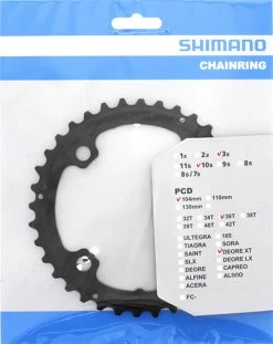 Shimano Plateau XT Pour FC-T780/T781/FC-M670 36T (AL) -Pièces Vélo route Magasin de vente XT Kettenblatt FC T780 T781 36 Zahne AL Y1MP98020 a