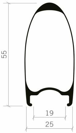 Vision Jeu De Roues SC 55 Clincher TLR -Pièces Vélo route Magasin de vente metron 55sl chtlr profilo 2