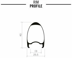 Vision Jeu De Roues Carbone TC 40 Disc TLR -Pièces Vélo route Magasin de vente tc40 chtlr rimprofile